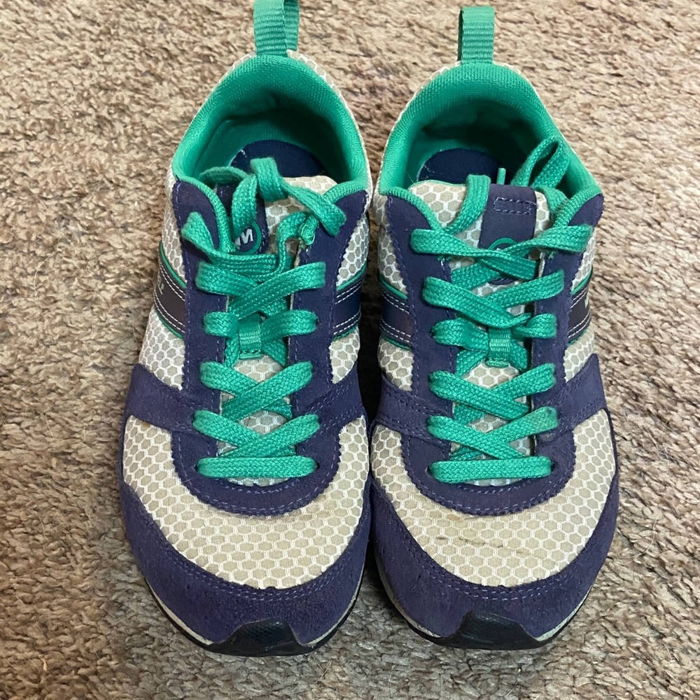 Merrell Stylish Blue and Green Sneakers